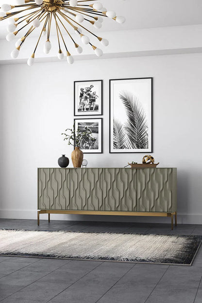 BDI Mesa 7639 4-Door Credenza
