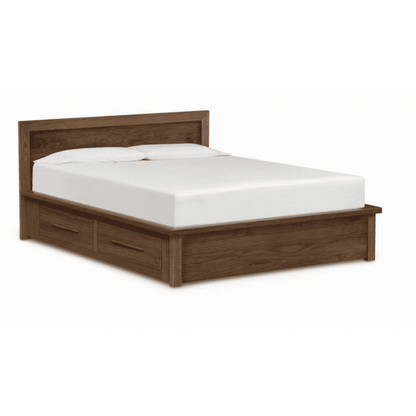 MODULUXE STORAGE BED WITH VENEER HEADBOARD