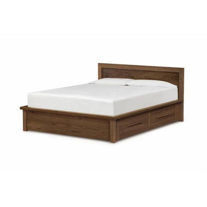 MODULUXE STORAGE BED WITH VENEER HEADBOARD
