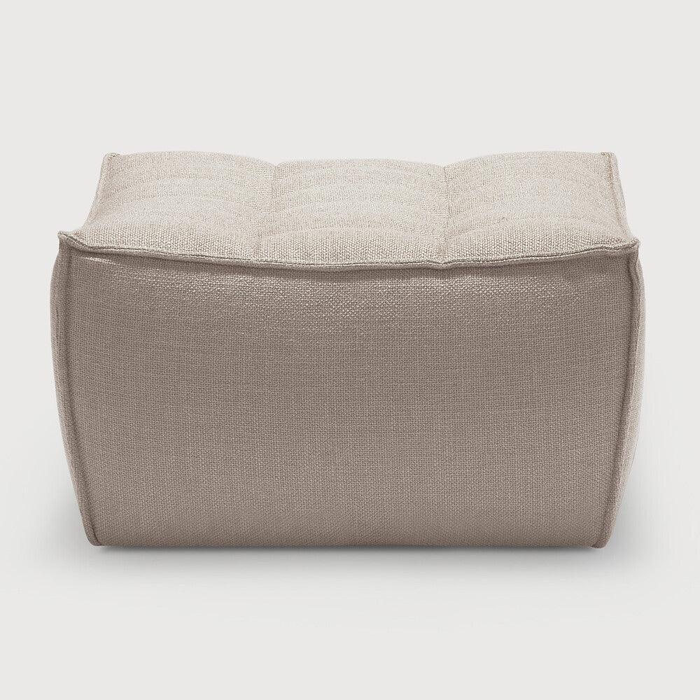 N701 Modular 4-Piece Beige Fabric Sectional Set