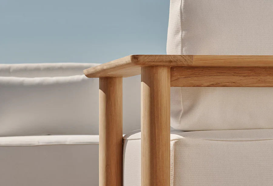 Newport Teak Round Dining Table 60