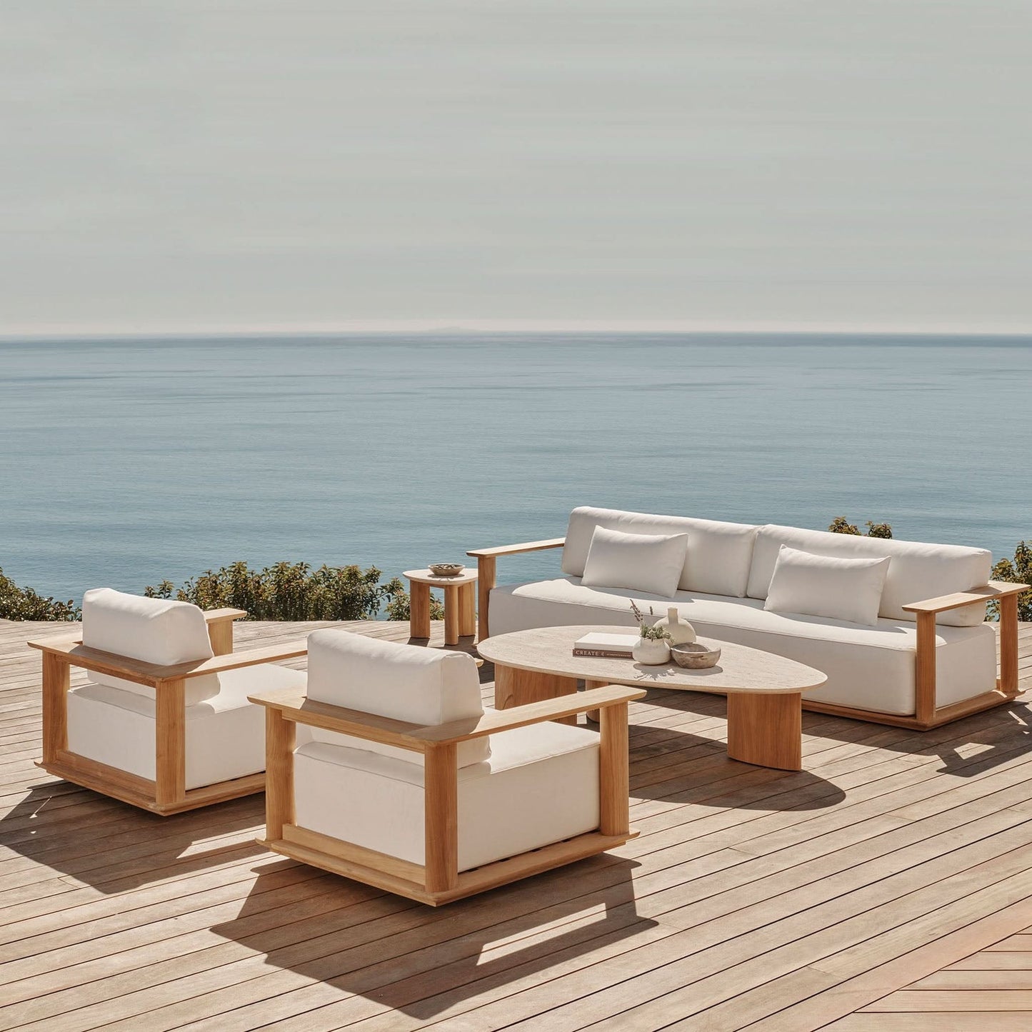Newport Teak Ottoman