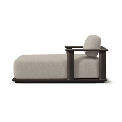 Newport Aluminum Fixed Chaise