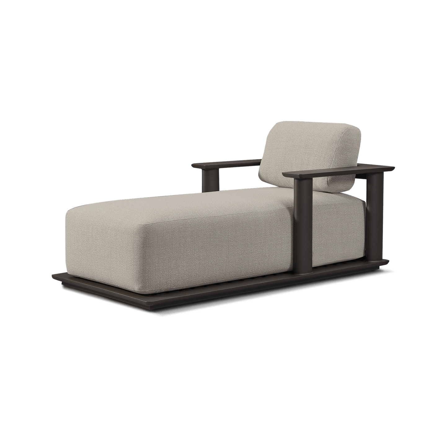 Newport Aluminum Fixed Chaise