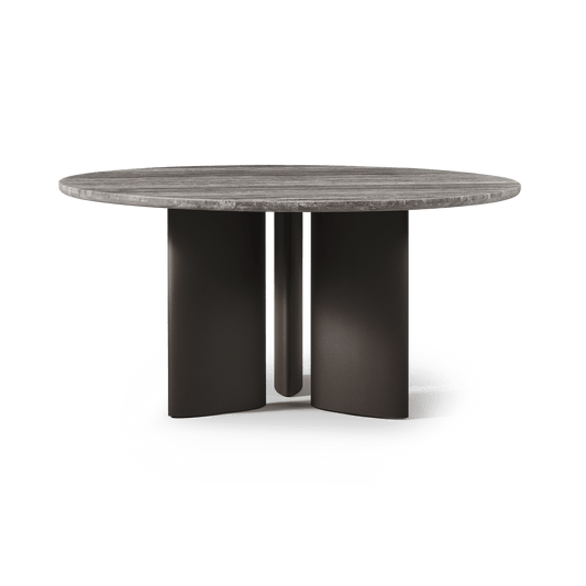 Newport Aluminum Round Dining Table 60