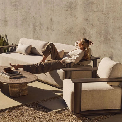 Newport Aluminum Sofa 96