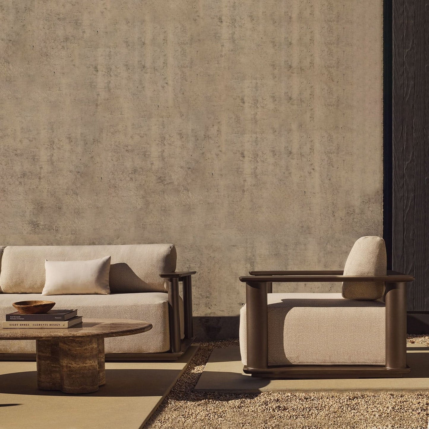 Newport Aluminum Ottoman