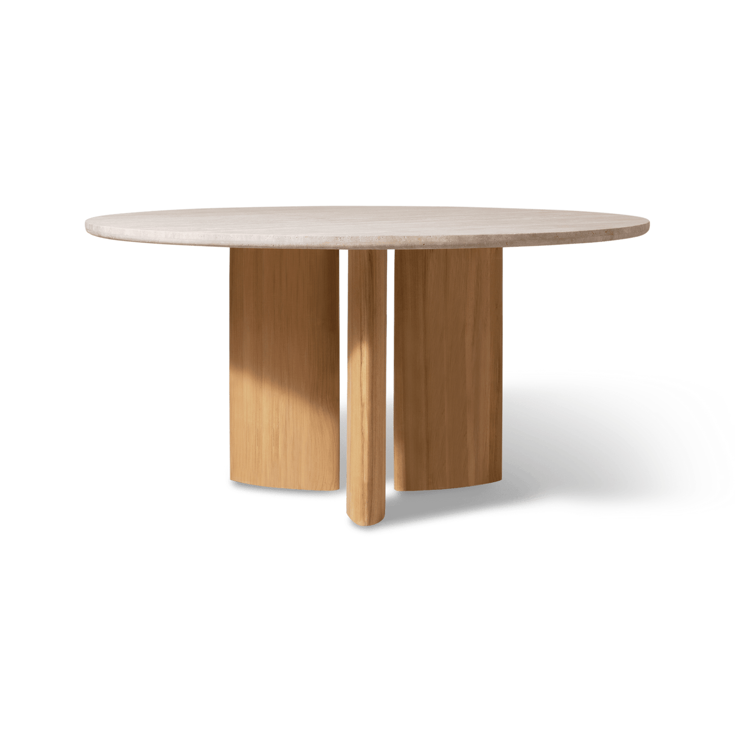 Newport Teak Round Dining Table 60