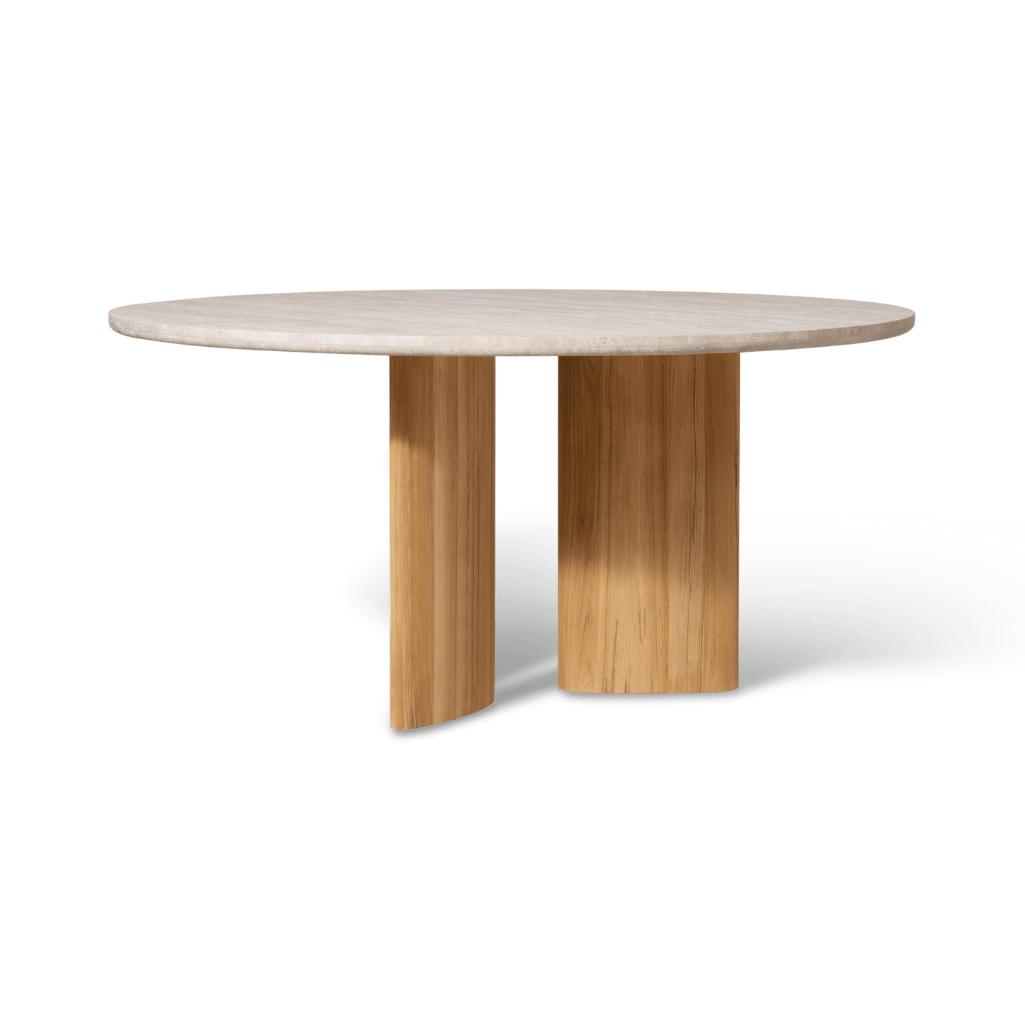 Newport Teak Round Dining Table 60