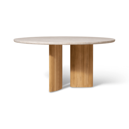 Newport Teak Round Dining Table 60
