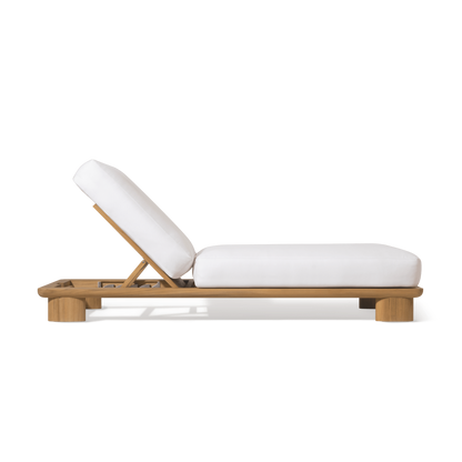 Newport Teak Sun Lounge