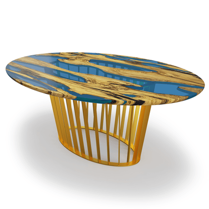 Okeanos Olive Wood Dining Table