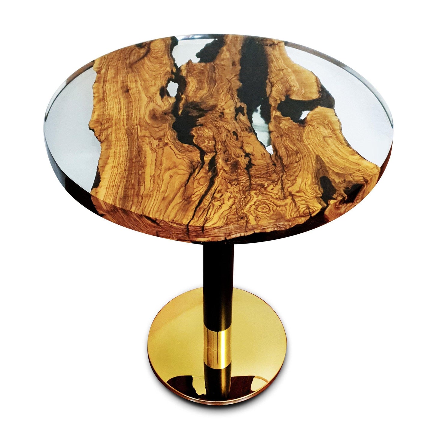 Olive Wood Round Dining Table