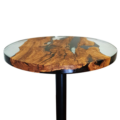 Olive Wood Round Dining Table