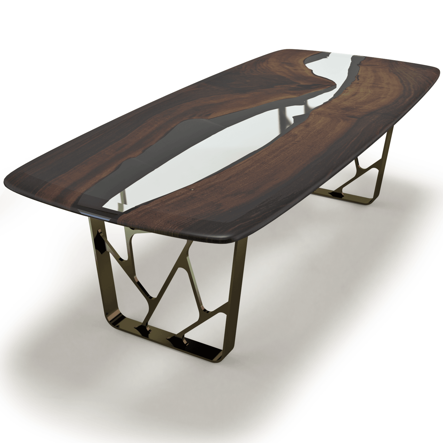 Ombrone Walnut River Dining Table