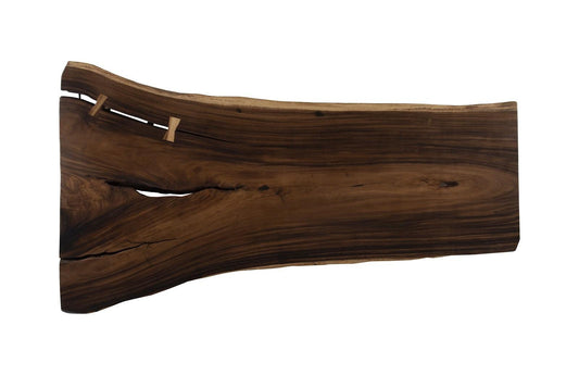 Origins Dining Table Live Edge, Natural, Satin Black Legs ID109970