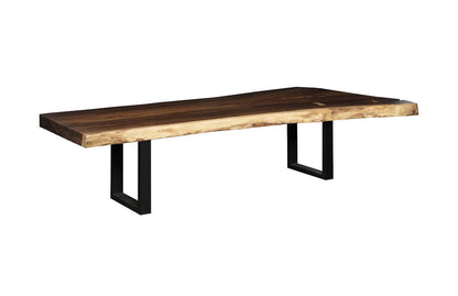 Origins Dining Table Live Edge, Natural, Satin Black Legs ID109970