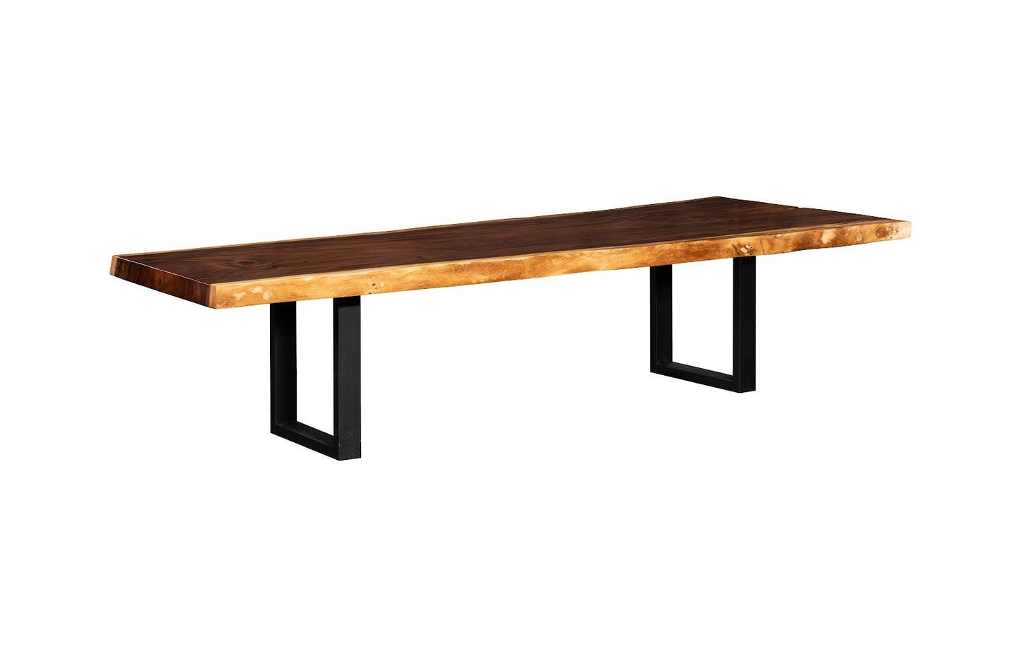 Origins Dining Table Live Edge, Natural, Satin Black Legs ID113621