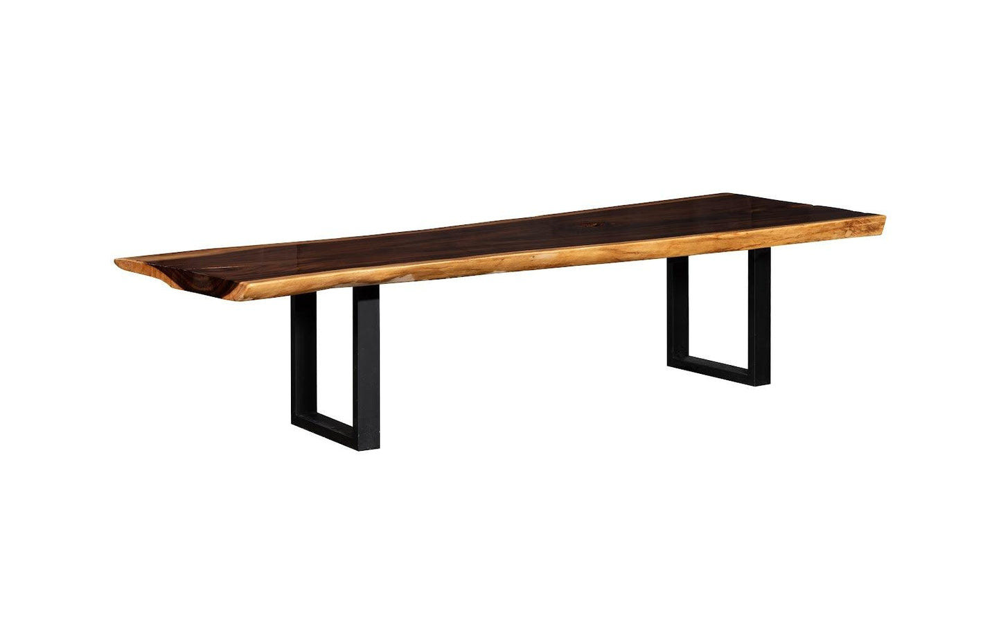 Origins Dining Table Live Edge, Natural, Satin Black Legs ID113628