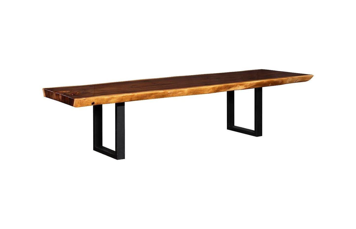 Origins Dining Table Live Edge, Natural, Satin Black Legs ID113629
