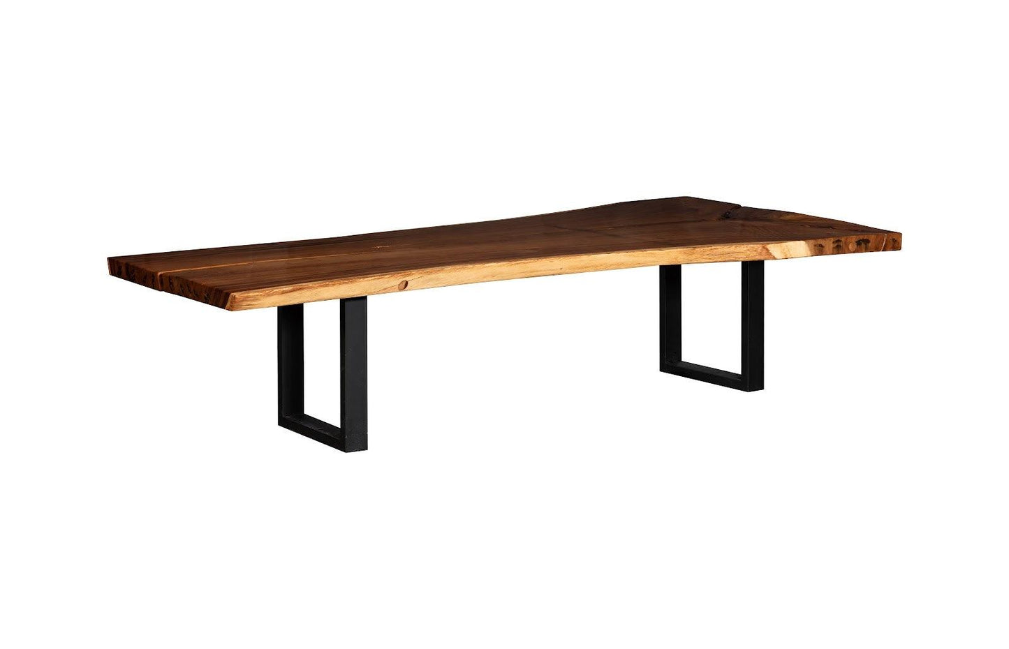 Origins Dining Table Live Edge, Natural, Satin Black Legs ID113844