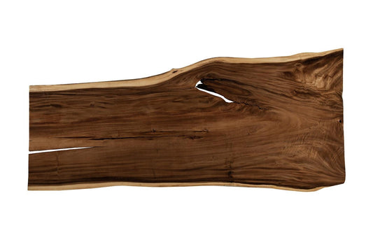 Origins Dining Table Live Edge, Natural, Satin Black Legs ID113845