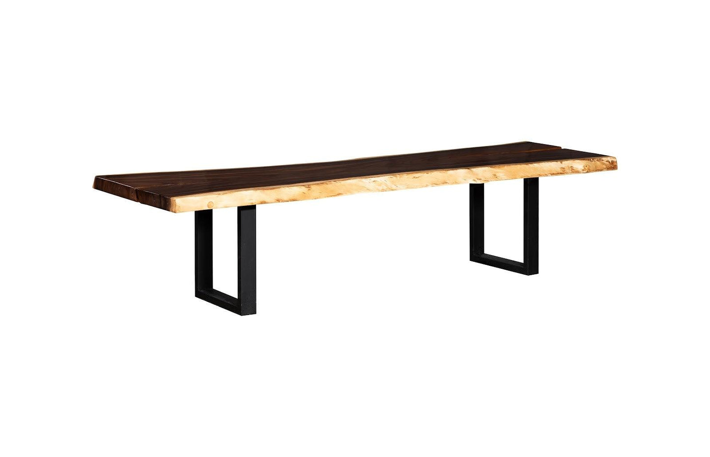 Origins Dining Table Live Edge, Natural, Satin Black Legs ID113850