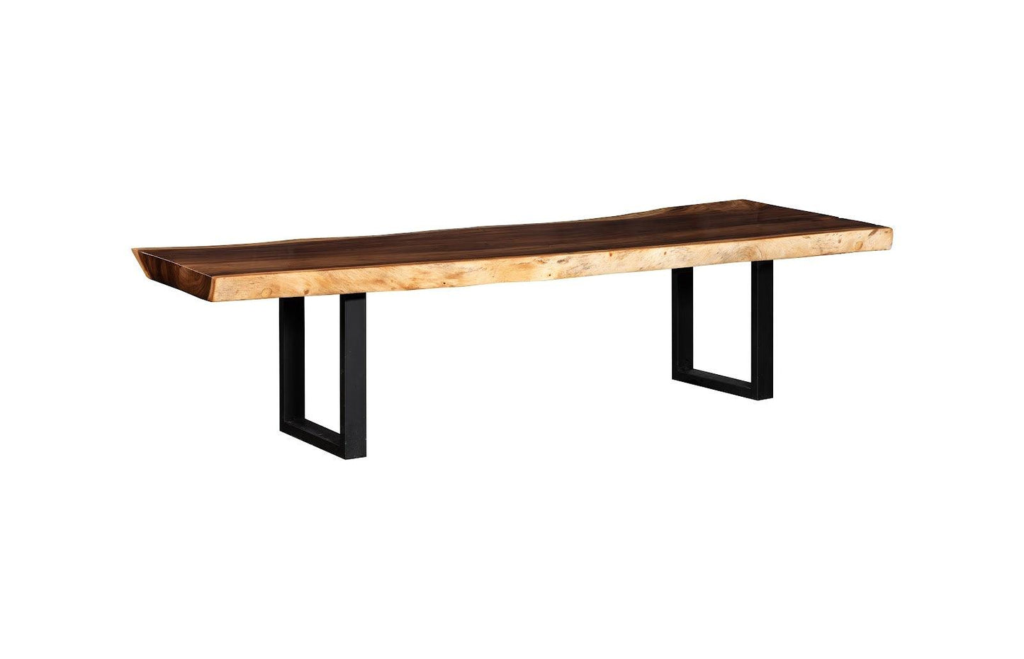 Origins Dining Table Live Edge, Natural, Satin Black Legs ID113851