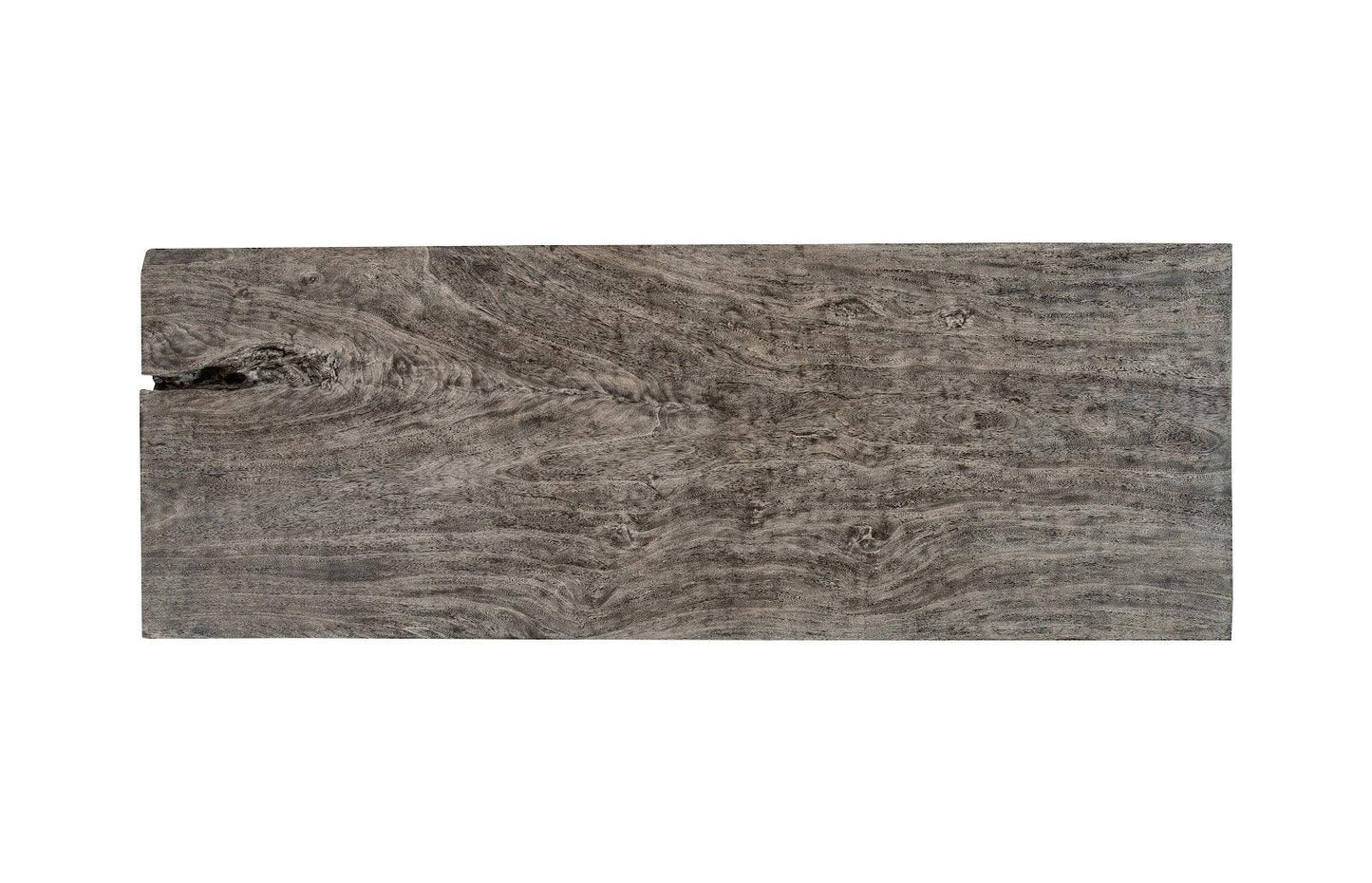 Origins Dining Table Straight Edge, Gray Stone, Straight Satin Black Legs TH107793