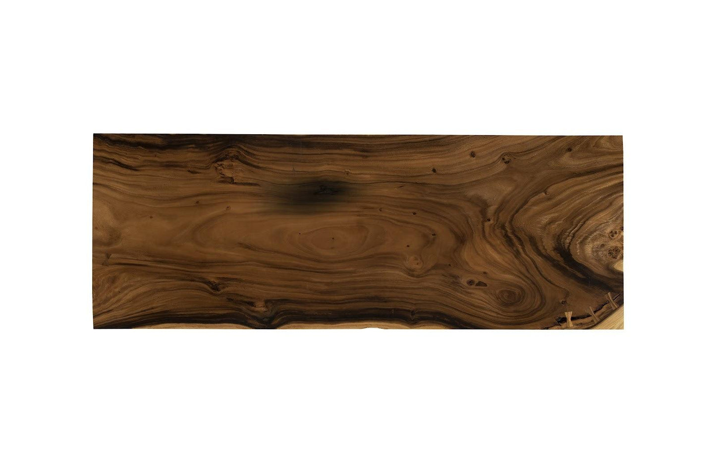 Origins Dining Table Straight Edge, Natural, Satin Black Legs TH107746