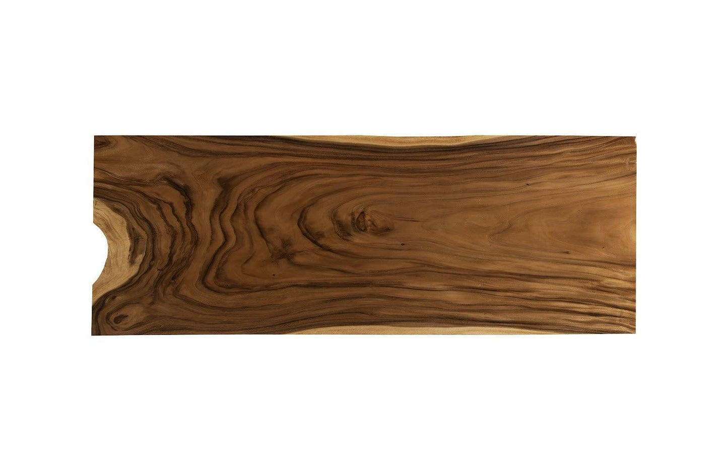 Origins Dining Table Straight Edge, Natural, Satin Black Legs TH107748
