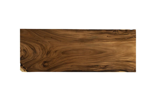 Origins Dining Table Straight Edge, Natural, Satin Black Legs TH107749