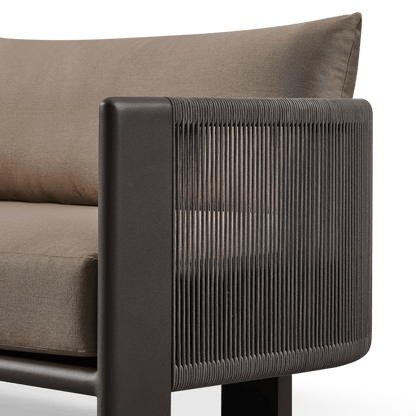Divano Palm Beach in alluminio a 2 posti