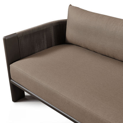 Divano Palm Beach in alluminio a 2 posti