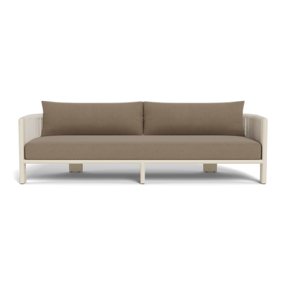 Divano in alluminio Palm Beach a 3 posti