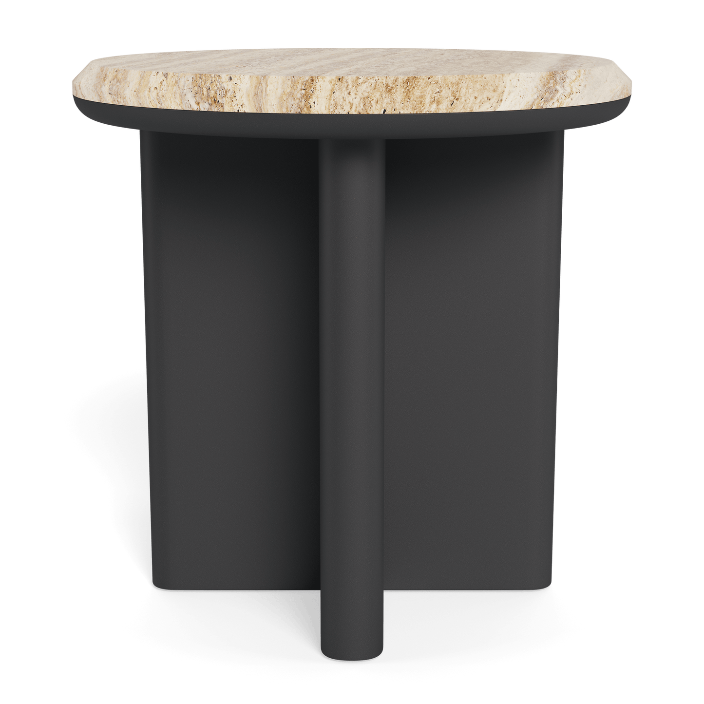 Palm Beach Aluminum Round Side Table