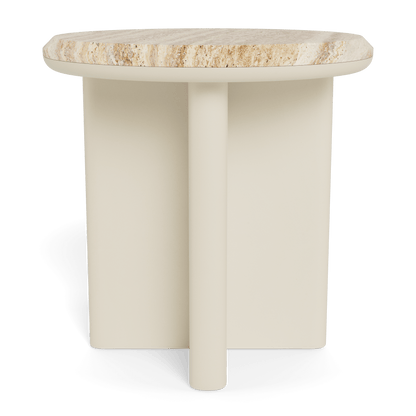 Palm Beach Aluminum Round Side Table