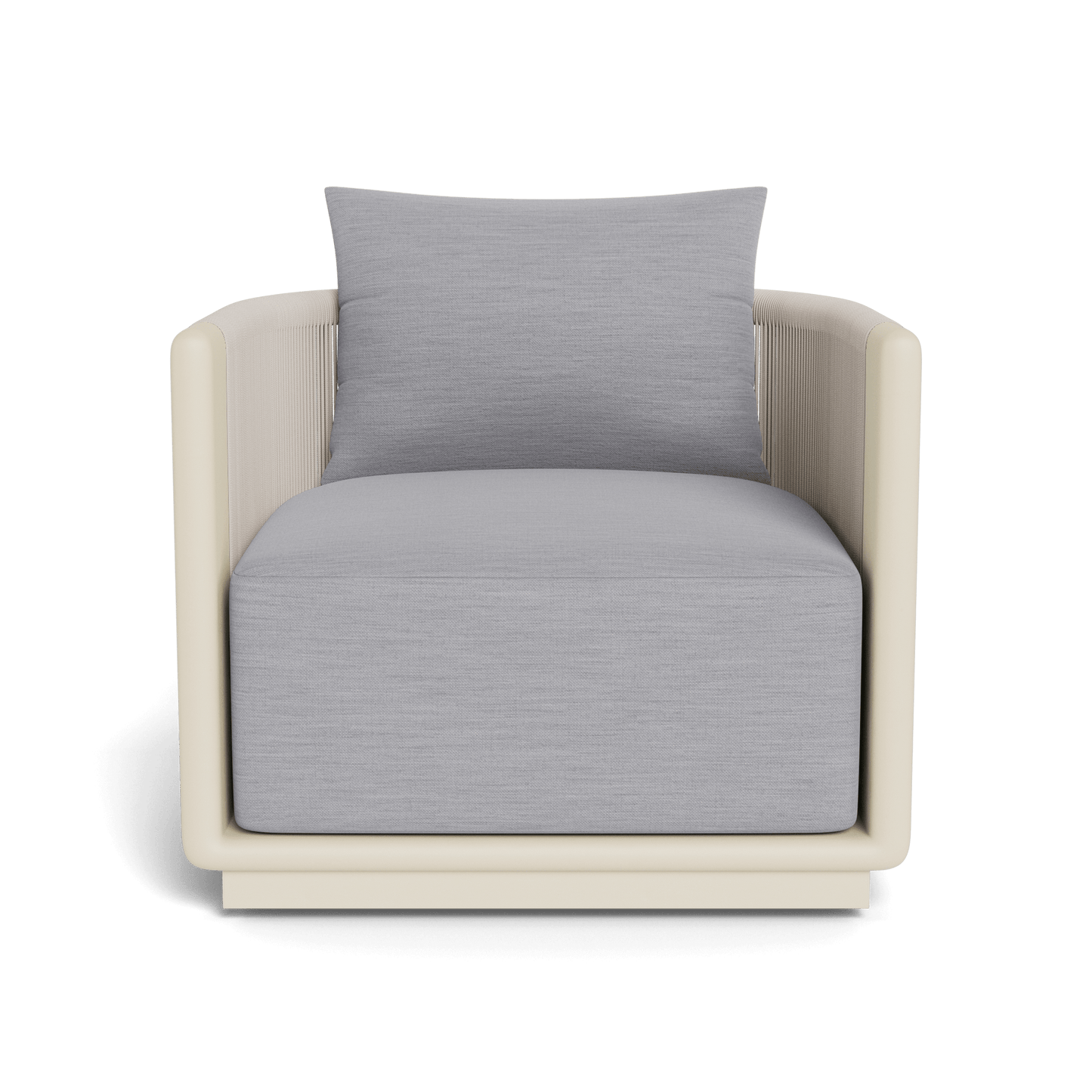 Palm Beach Aluminum Swivel Lounge Chair