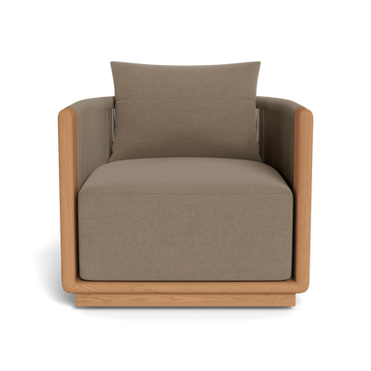 Palm Beach Teak Swivel Lounge Chair