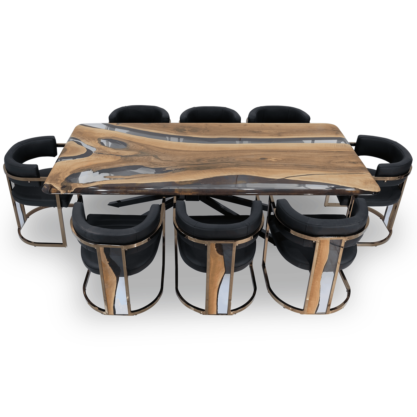 Parthenope Walnut Dining Table