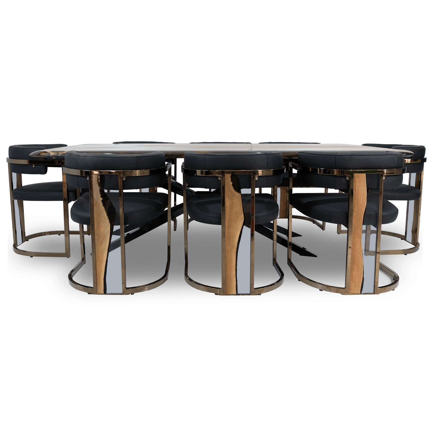 Parthenope Walnut Dining Table