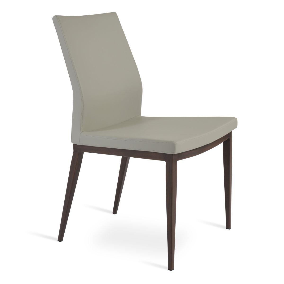 PASHA MW WOOD LOOK METAL CHAIR