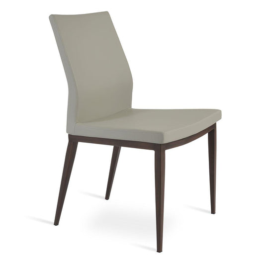 PASHA MW WOOD LOOK METAL CHAIR