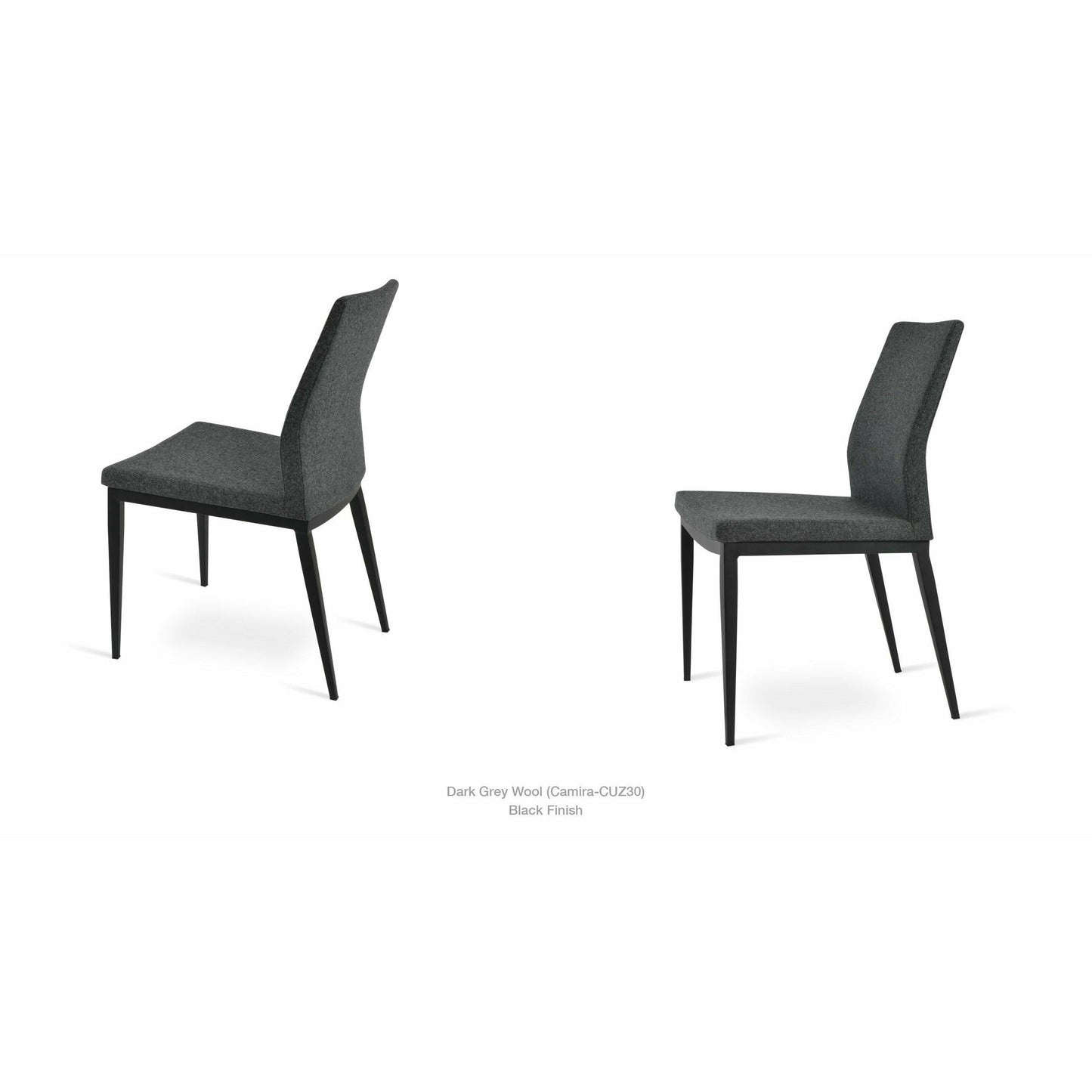 PASHA MW WOOD LOOK METAL CHAIR