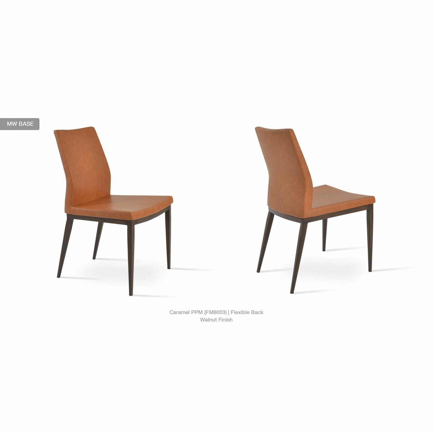 PASHA MW WOOD LOOK METAL CHAIR