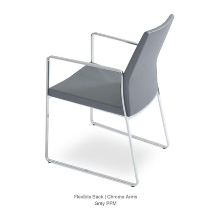 PASHA SLED ARMCHAIR