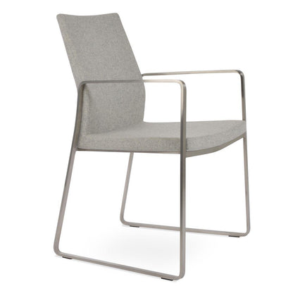 PASHA SLED ARMCHAIR