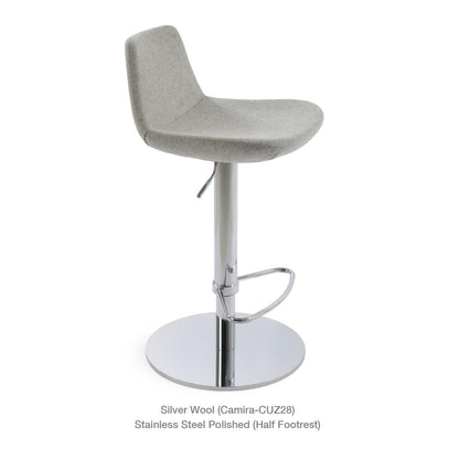 PERA PISTON SWIVEL STOOL