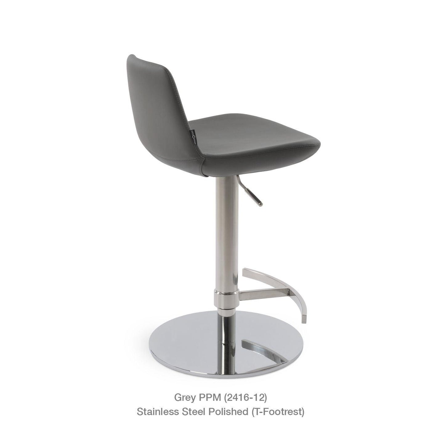 PERA PISTON SWIVEL STOOL
