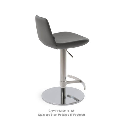 PERA PISTON SWIVEL STOOL